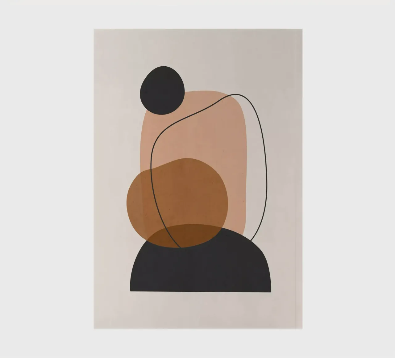 Arte astratta minimale 12 diario da ThingDesign