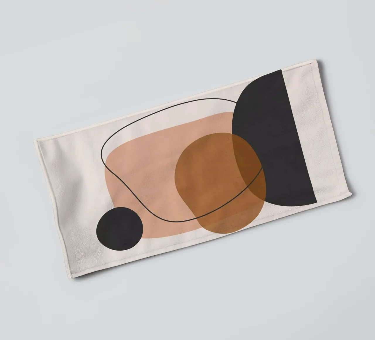 Art abstrait minimal 12 serviette de bain de ThingDesign