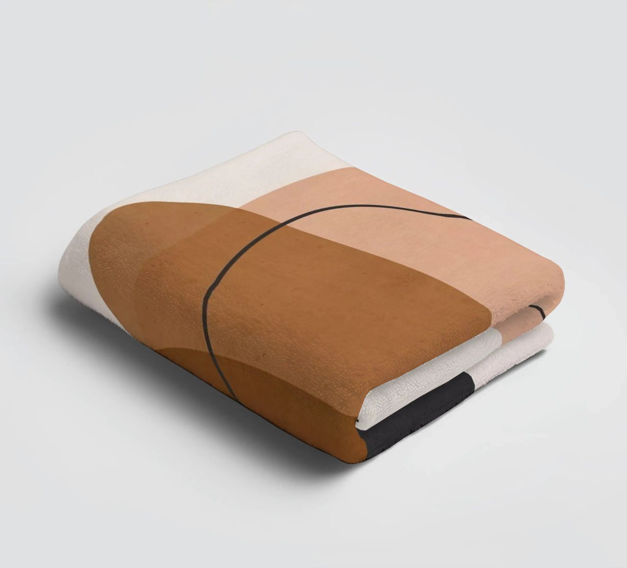 Minimal Abstract Art 12 towel by ThingDesign