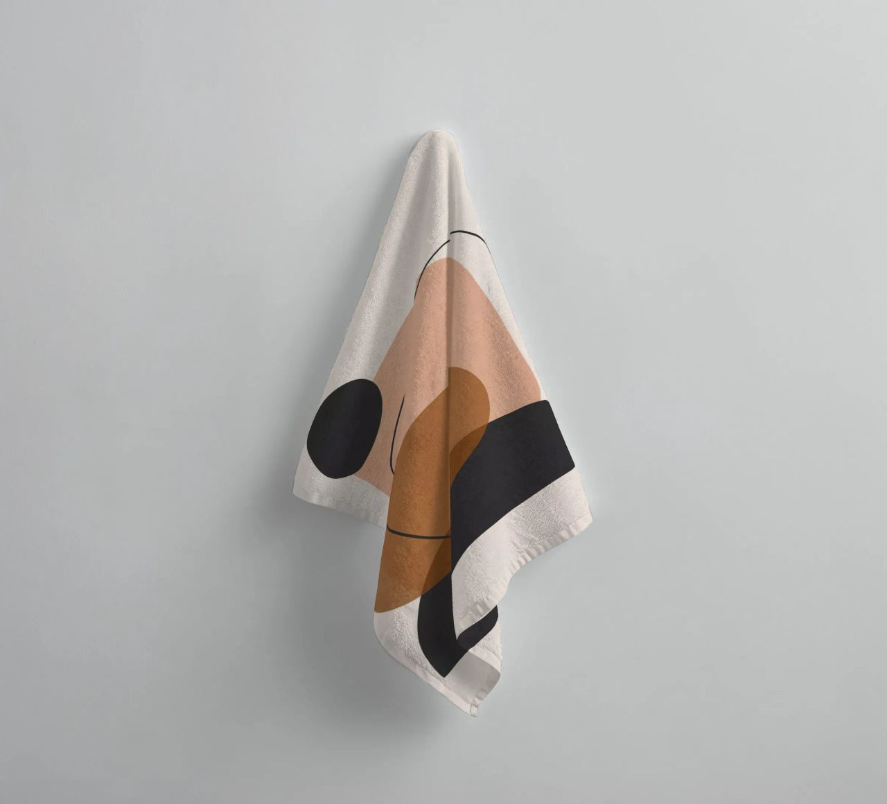 Minimal Abstract Art 12 towel by ThingDesign