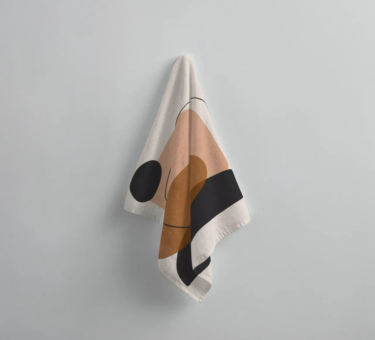 Art abstrait minimal 12 serviette de bain de ThingDesign