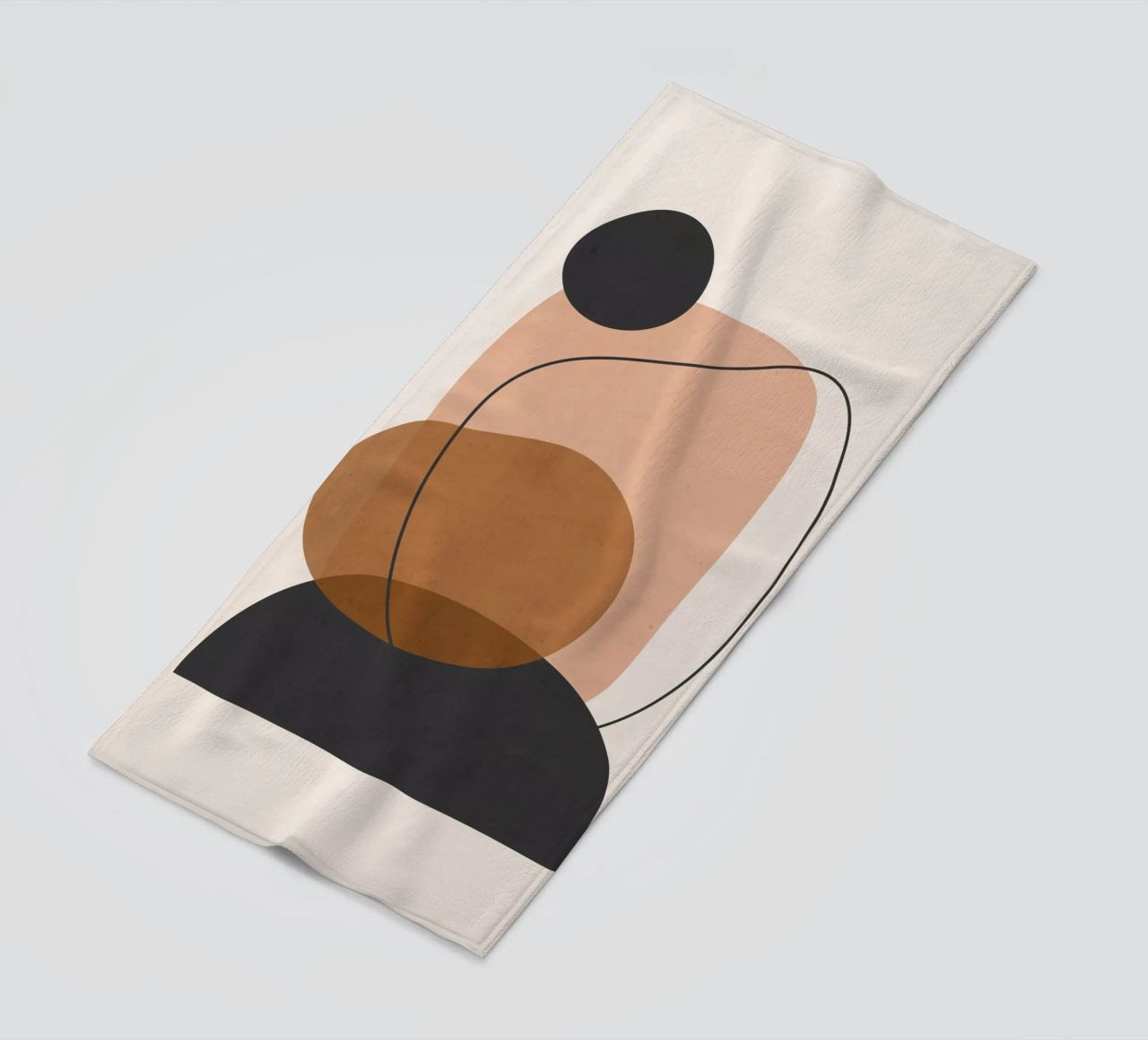 Arte astratta minimale 12 telo mare da ThingDesign