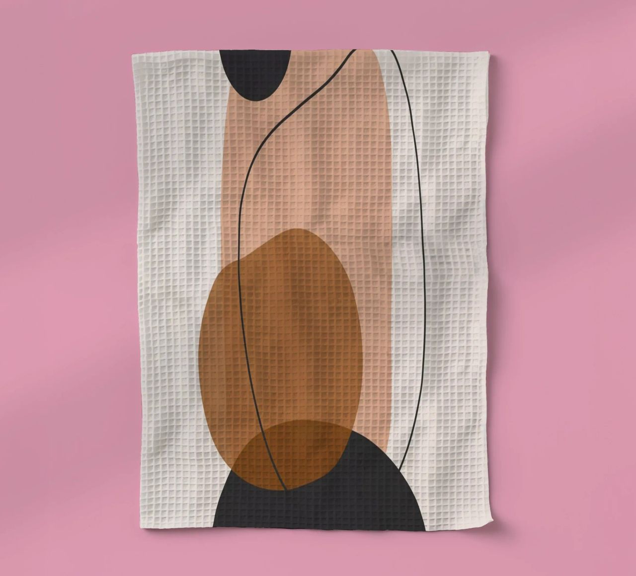 Art abstrait minimal 12 torchon de ThingDesign