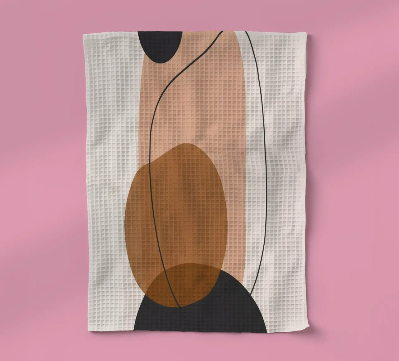 Minimale abstrakte Kunst 12 Geschirrtuch von ThingDesign