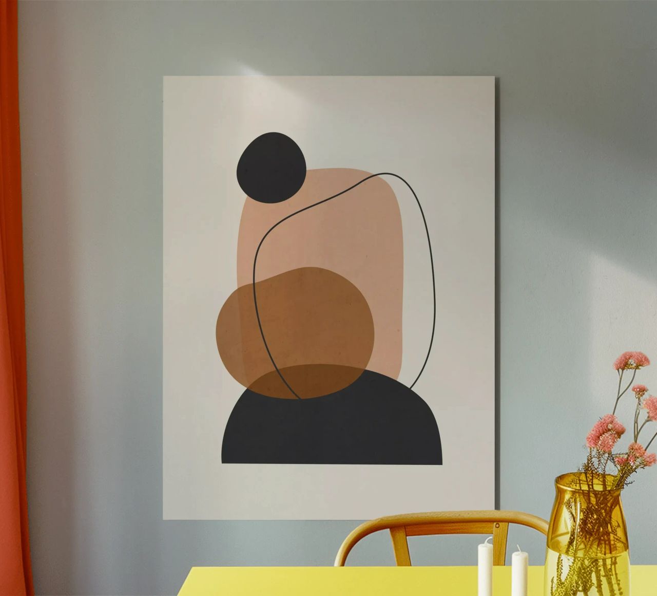 Arte astratta minimale 12 alluminio dibond da ThingDesign