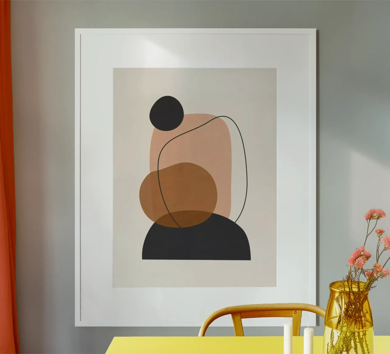 Minimal Abstract Art 12 hahnemühle by ThingDesign