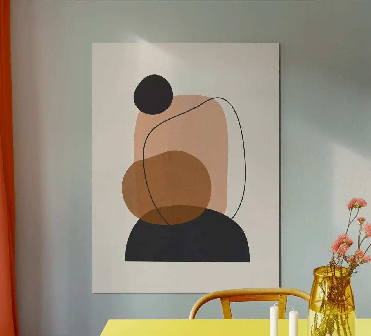 Minimale abstrakte Kunst 12 Hahnemühle von ThingDesign