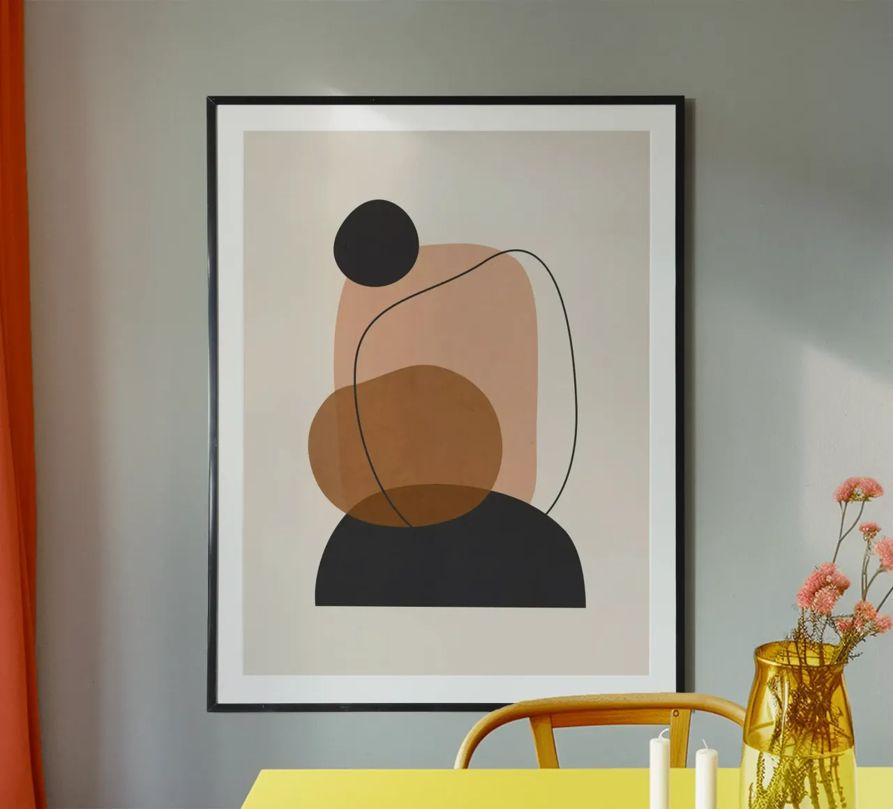 Minimal Abstract Art 12 hahnemühle by ThingDesign