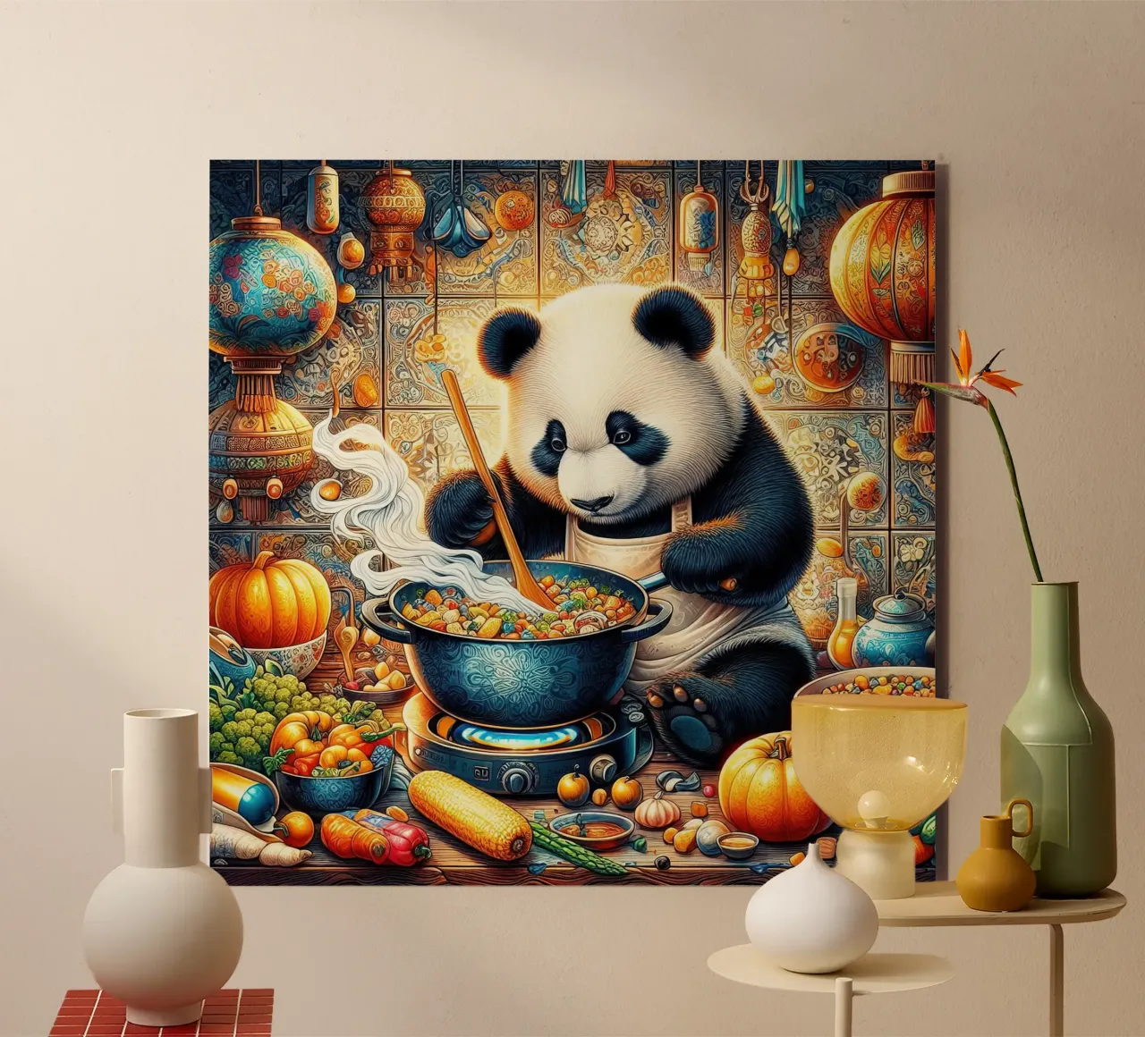 Cucina Panda alluminio dibond da Delaney Okuneva