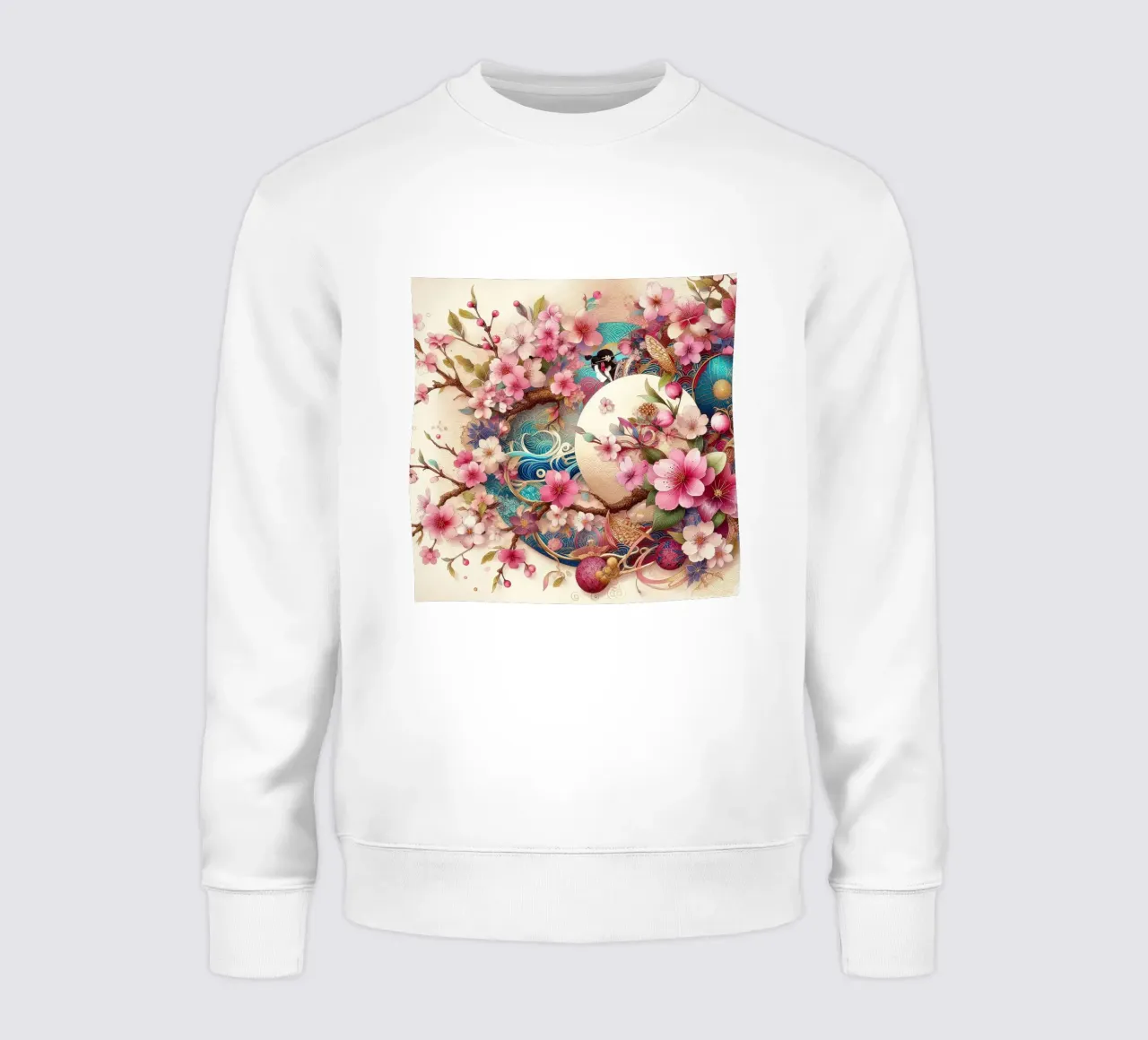 Sakura rosa felpa da Delaney Okuneva