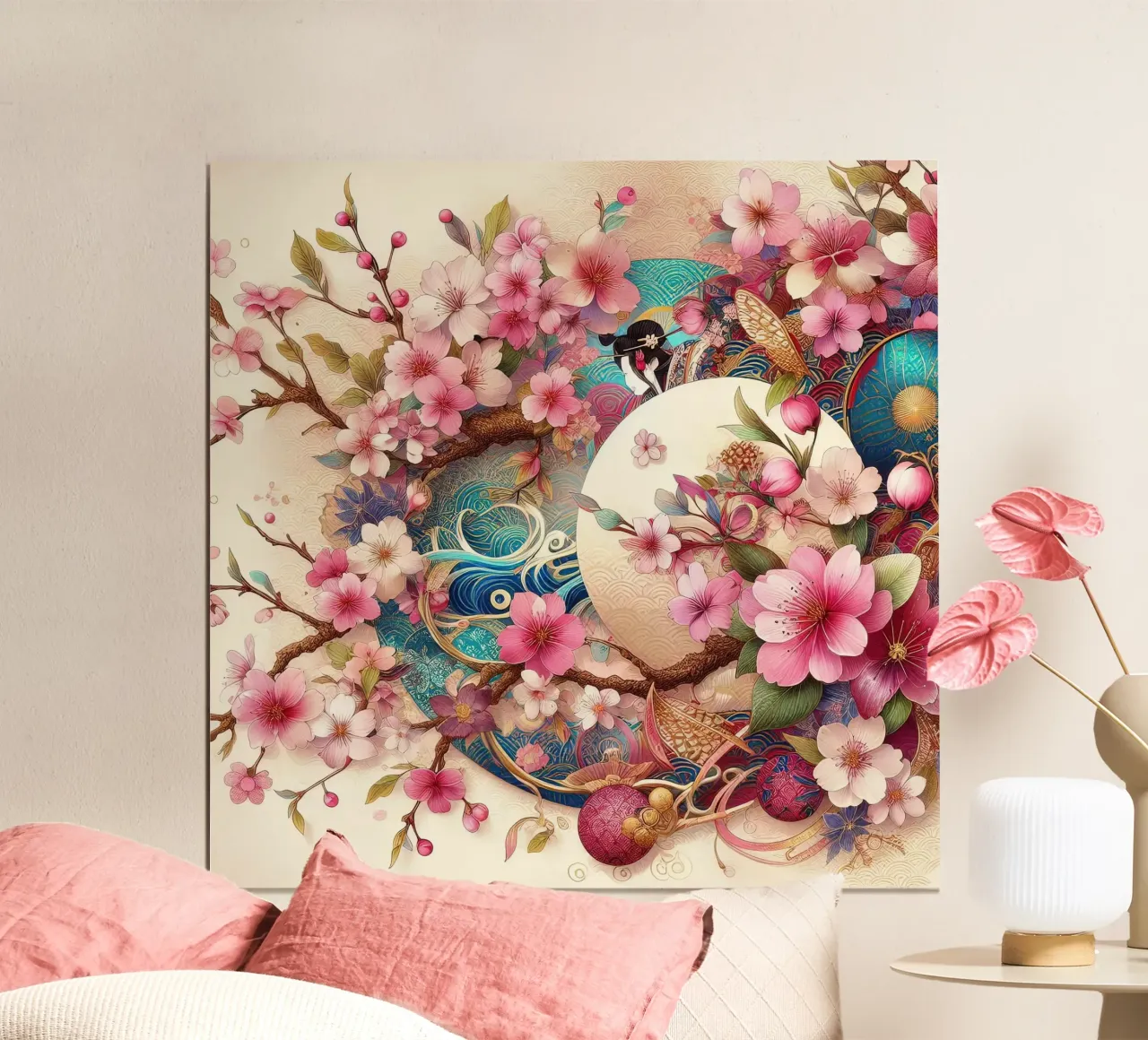 Sakura rosa poster da Delaney Okuneva