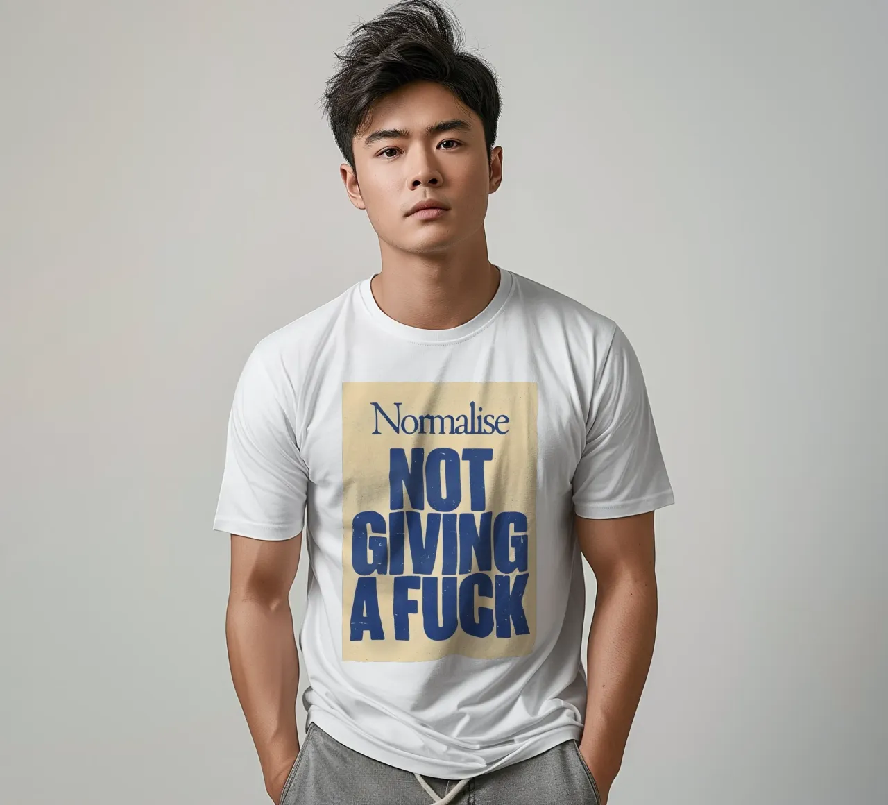 Normalise NOT GIVING A t-shirt da Type & Tape