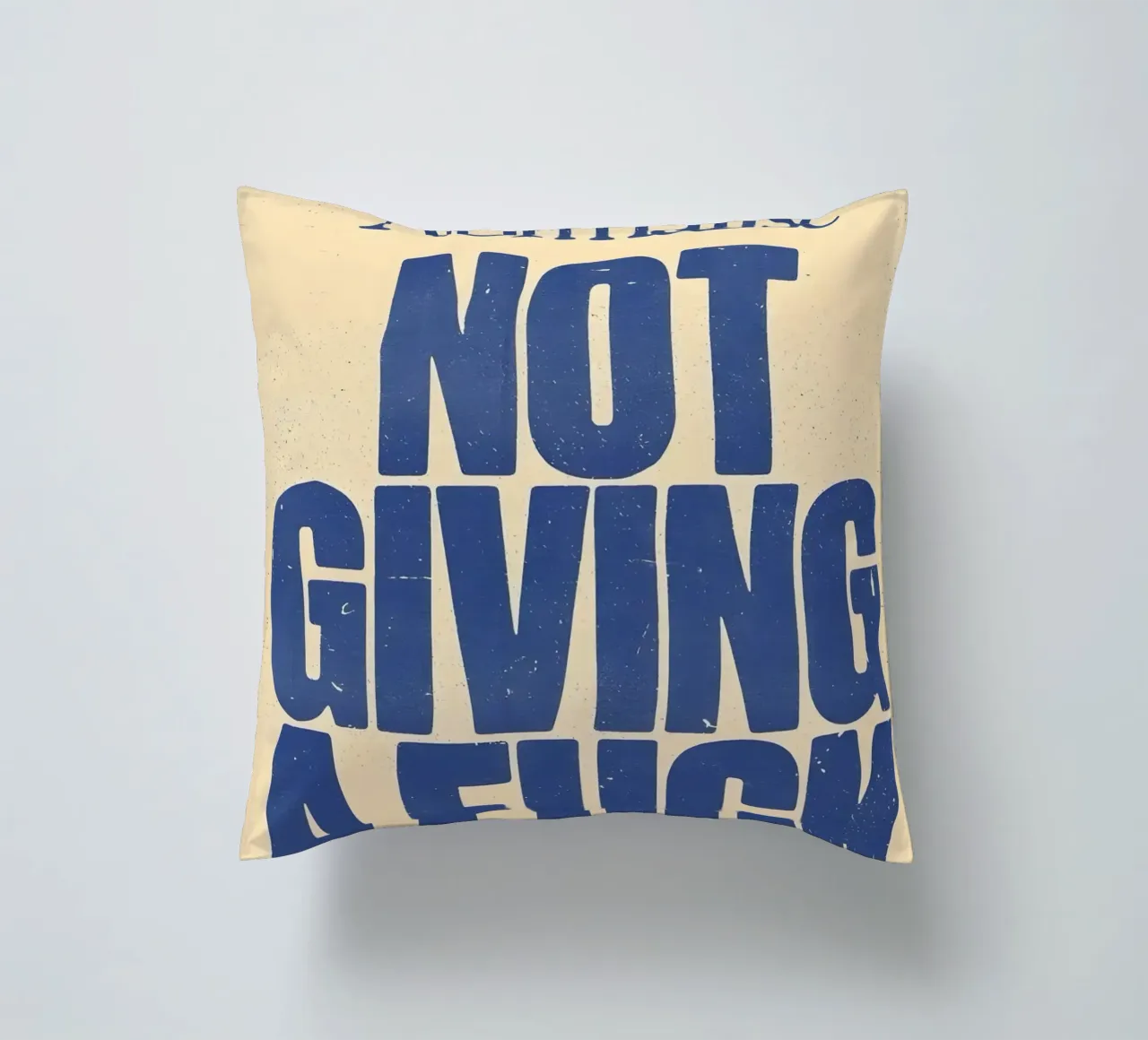 Normalise NOT GIVING A cuscino da Type & Tape