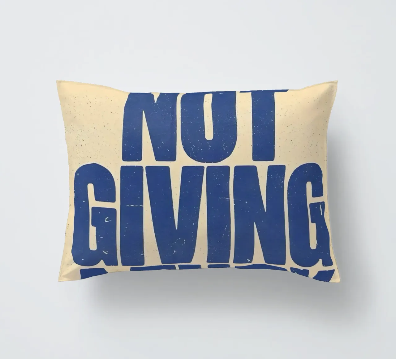 Normalise NOT GIVING A cuscino da Type & Tape