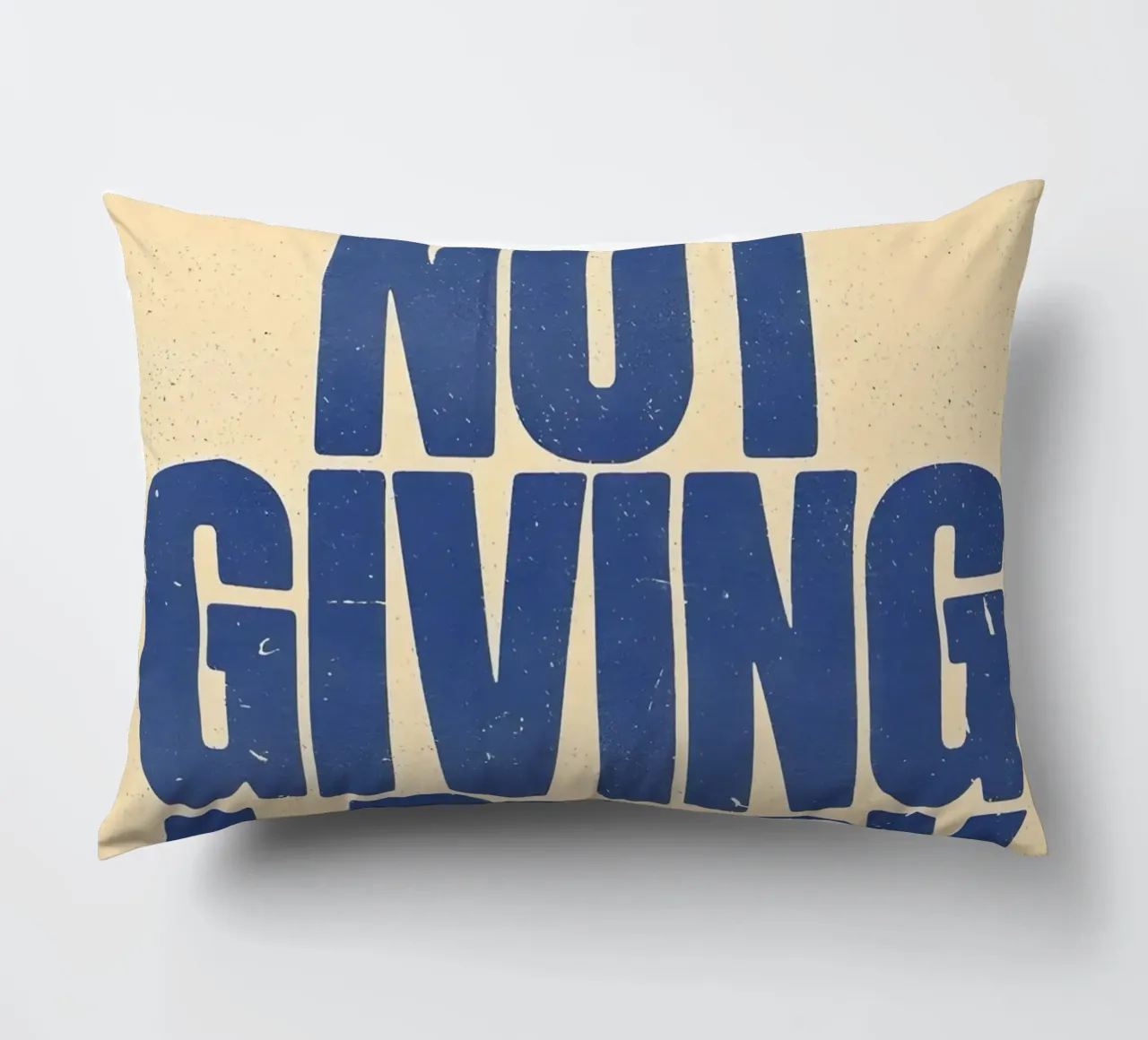 Normalise NOT GIVING A cuscino da Type & Tape