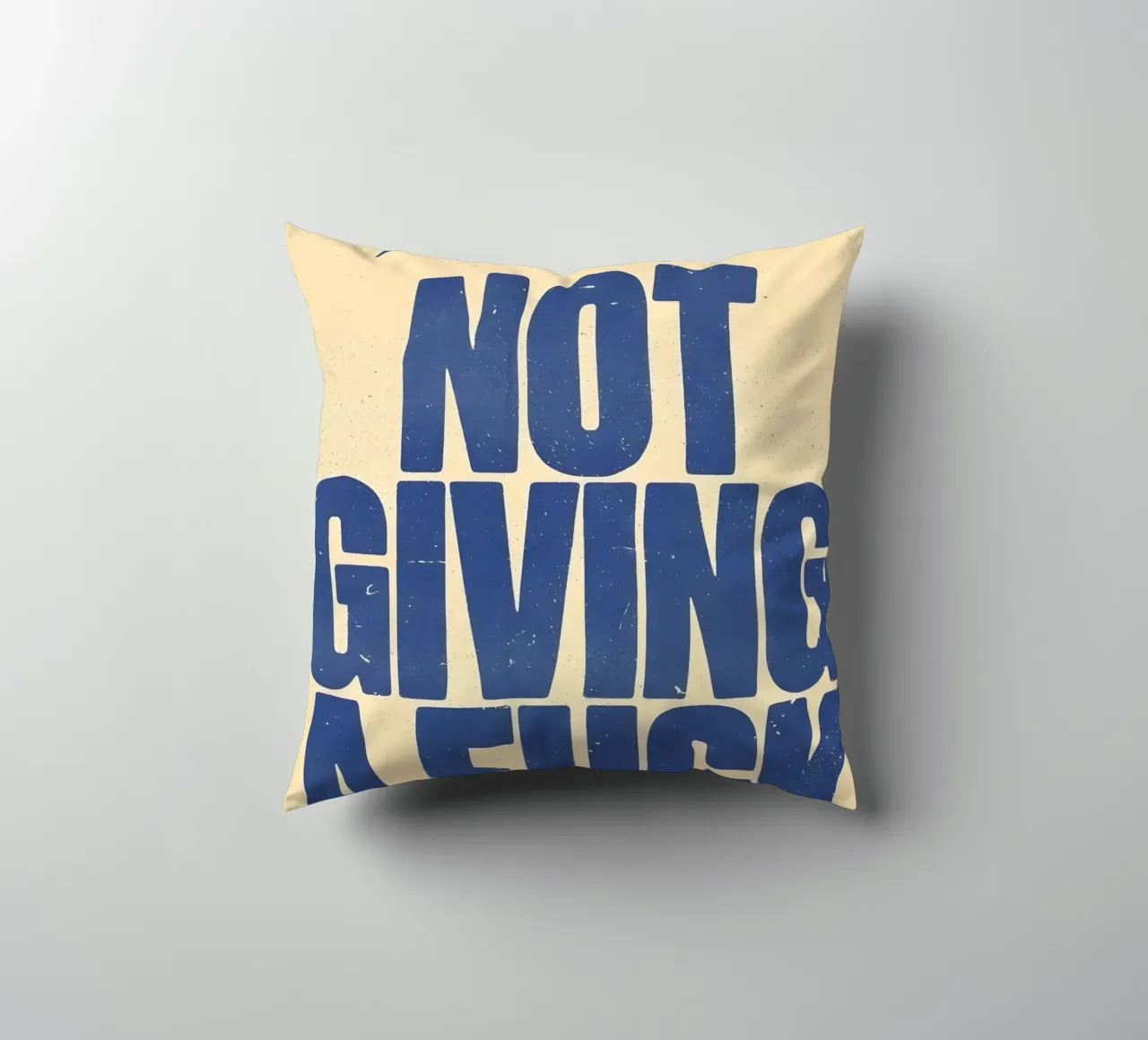 Normalise NOT GIVING A cuscino da Type & Tape