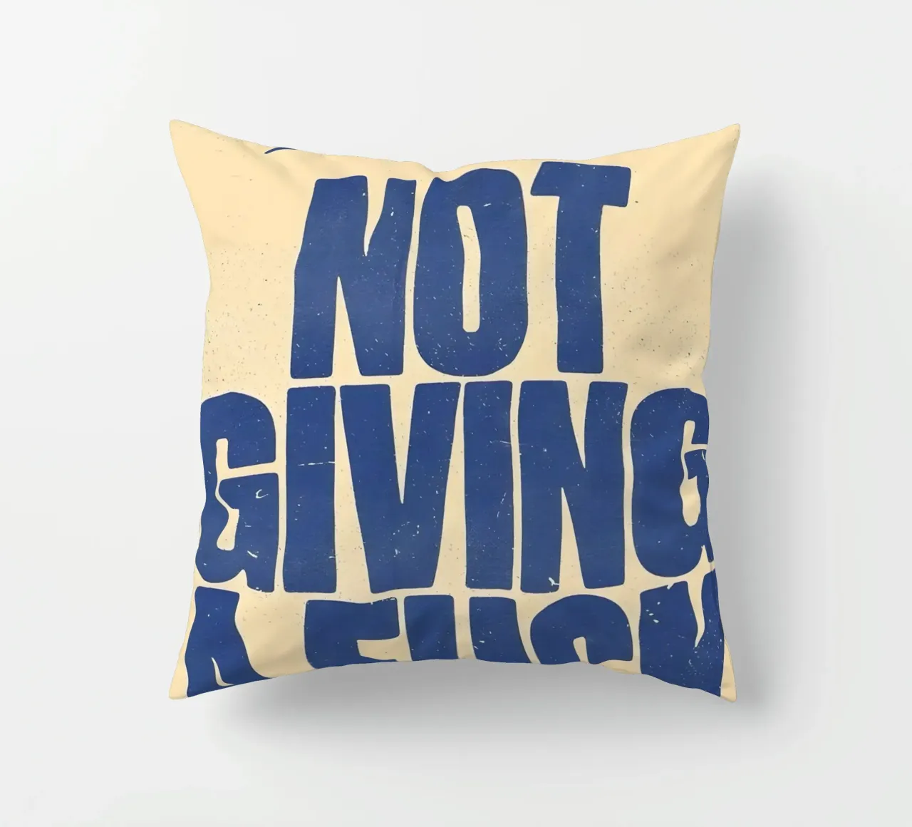 Normalise NOT GIVING A cuscino da Type & Tape
