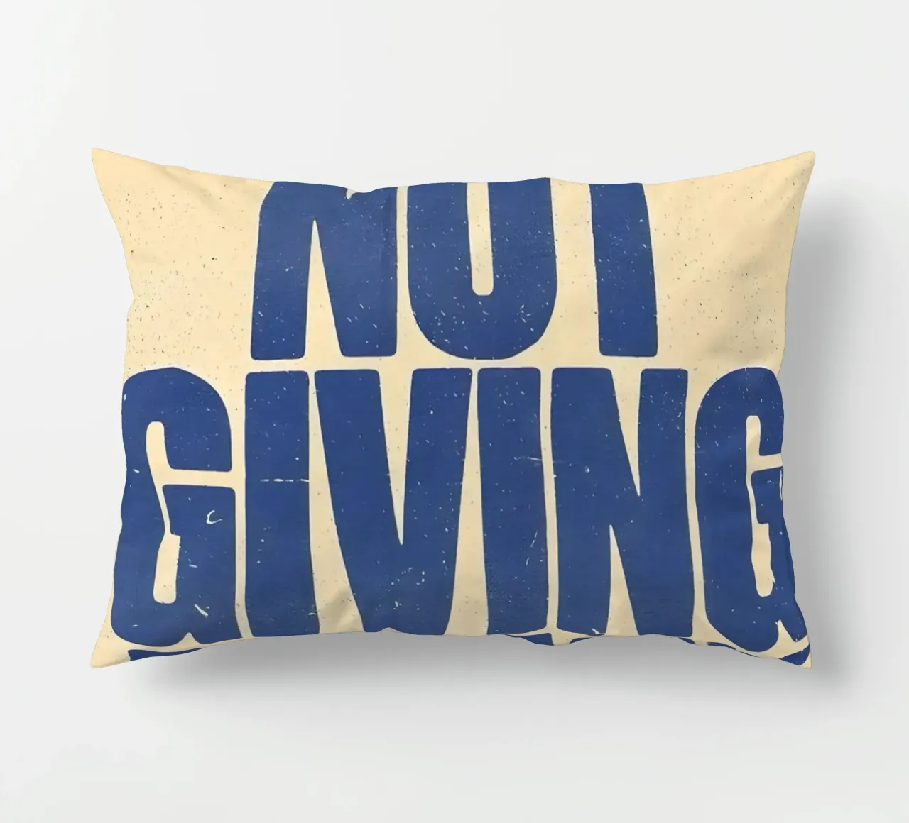 Normalise NOT GIVING A cuscino da Type & Tape