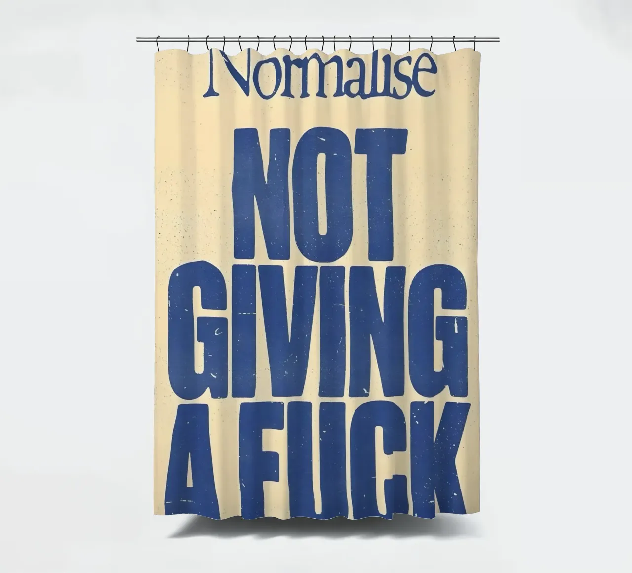 Normalise NOT GIVING A tenda da doccia da Type & Tape
