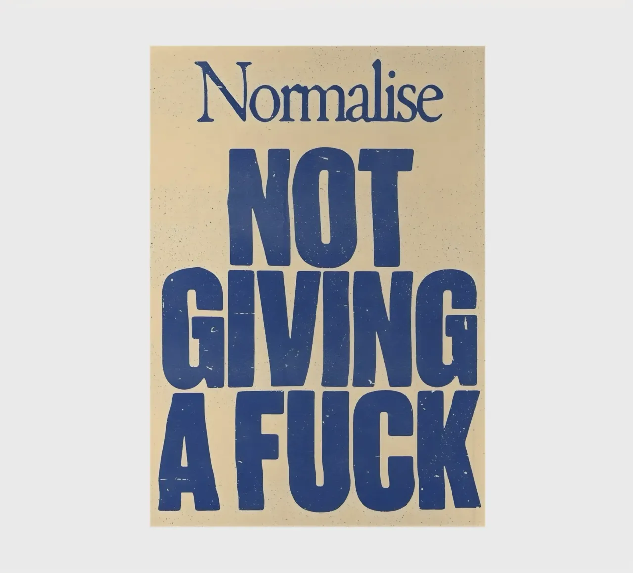 Normalise NOT GIVING A notebook by Type & Tape