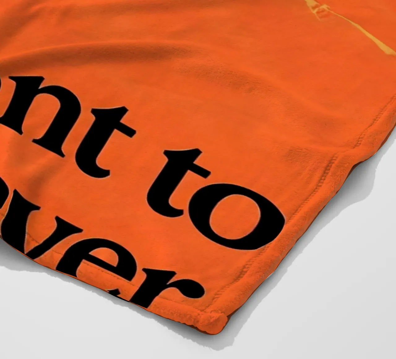 Don't rush something you want to last forever coperta in pile da Type & Tape