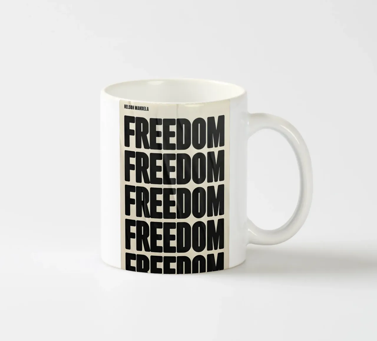 FREEDOM tazza in ceramica da Type & Tape