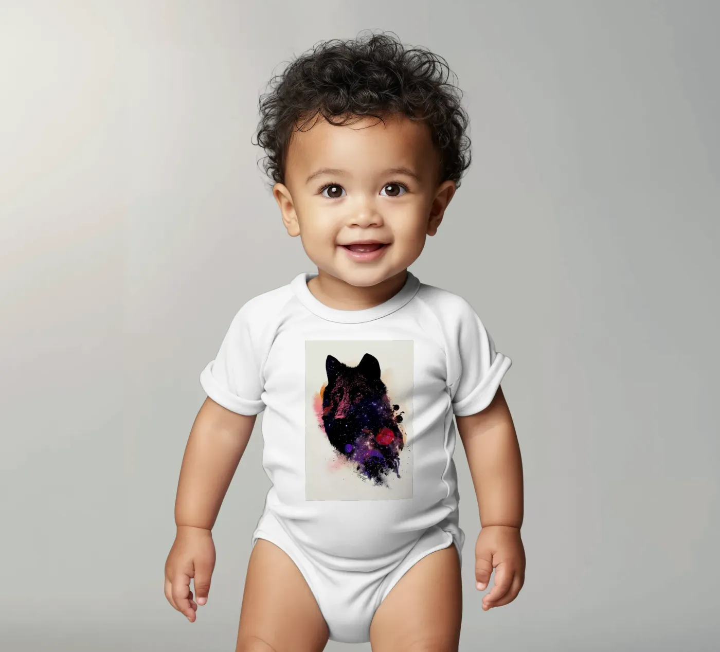 Universal Wolf body bébé de Róbert Farkas