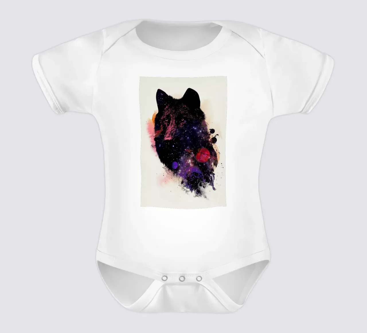 Universal Wolf body neonato maniche corte da Róbert Farkas