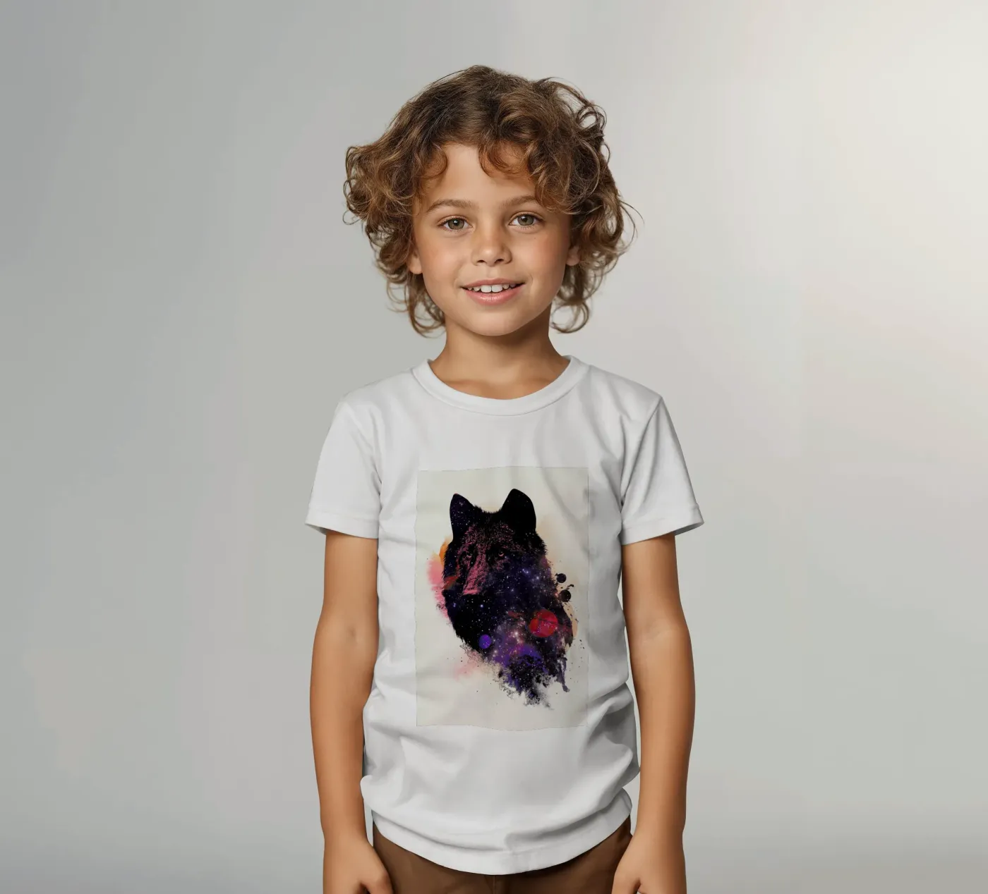 Universal Wolf t-shirt bambini da Róbert Farkas