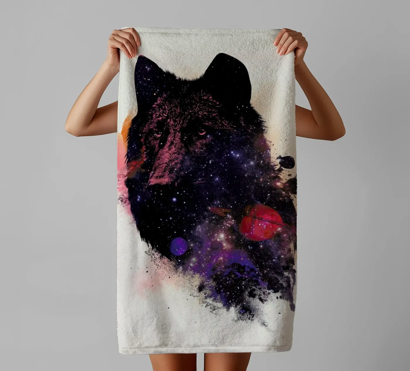 Universal Wolf asciugamano da bagno da Róbert Farkas