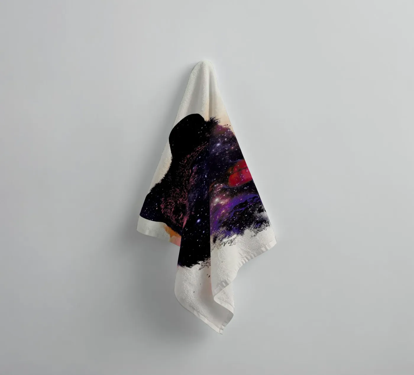 Universal Wolf badhanddoek van Róbert Farkas