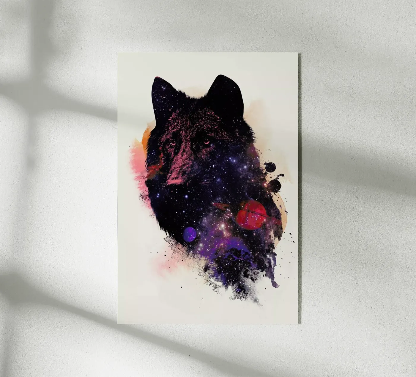 Universal Wolf Acryl-Glas von Róbert Farkas