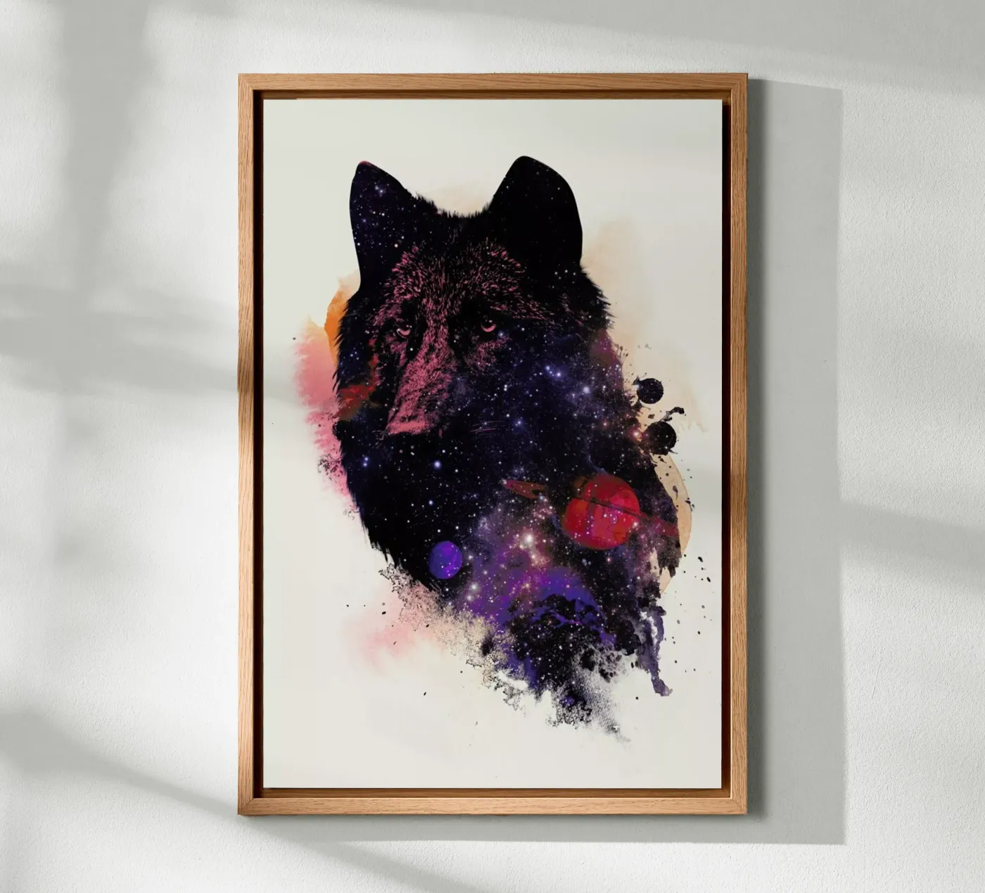 Universal Wolf canvas by Róbert Farkas