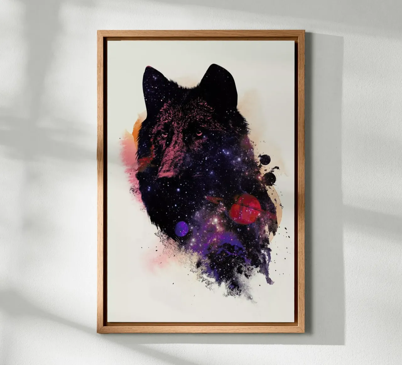 Universal Wolf canvas by Róbert Farkas