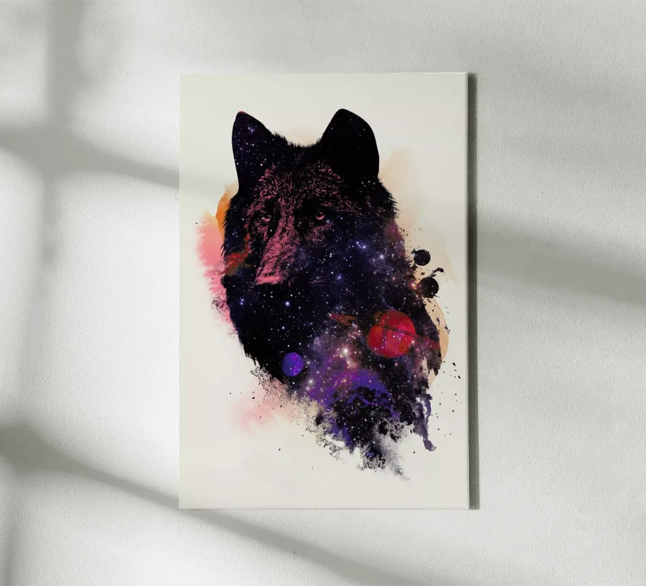 Universal Wolf canvas by Róbert Farkas