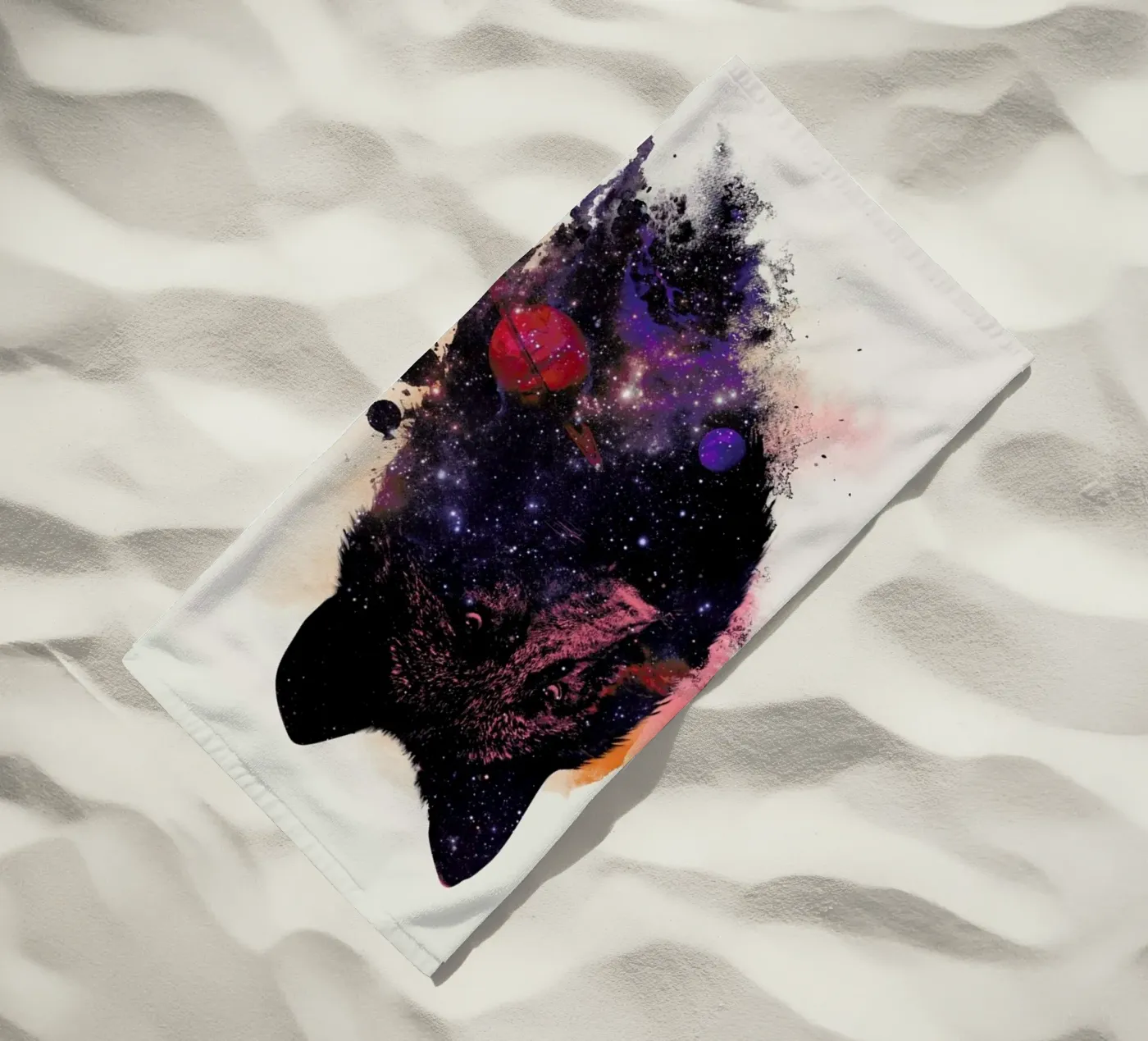 Universal Wolf strandhanddoek van Róbert Farkas
