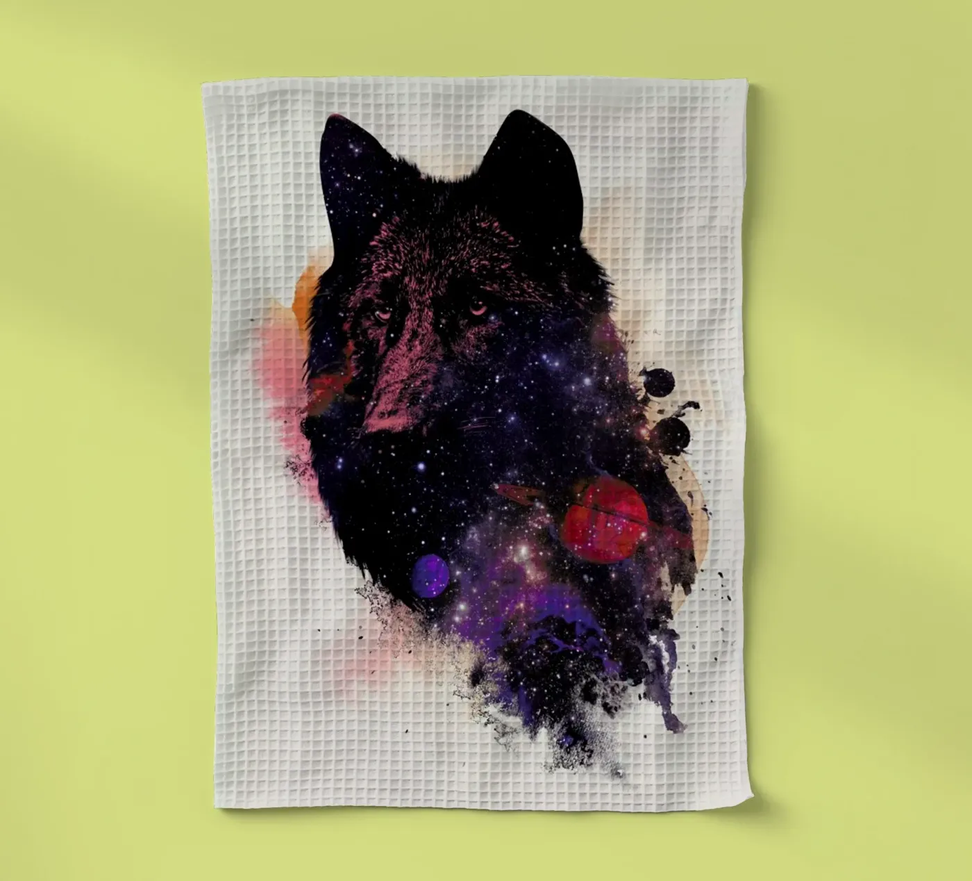 Universal Wolf Geschirrtuch von Róbert Farkas