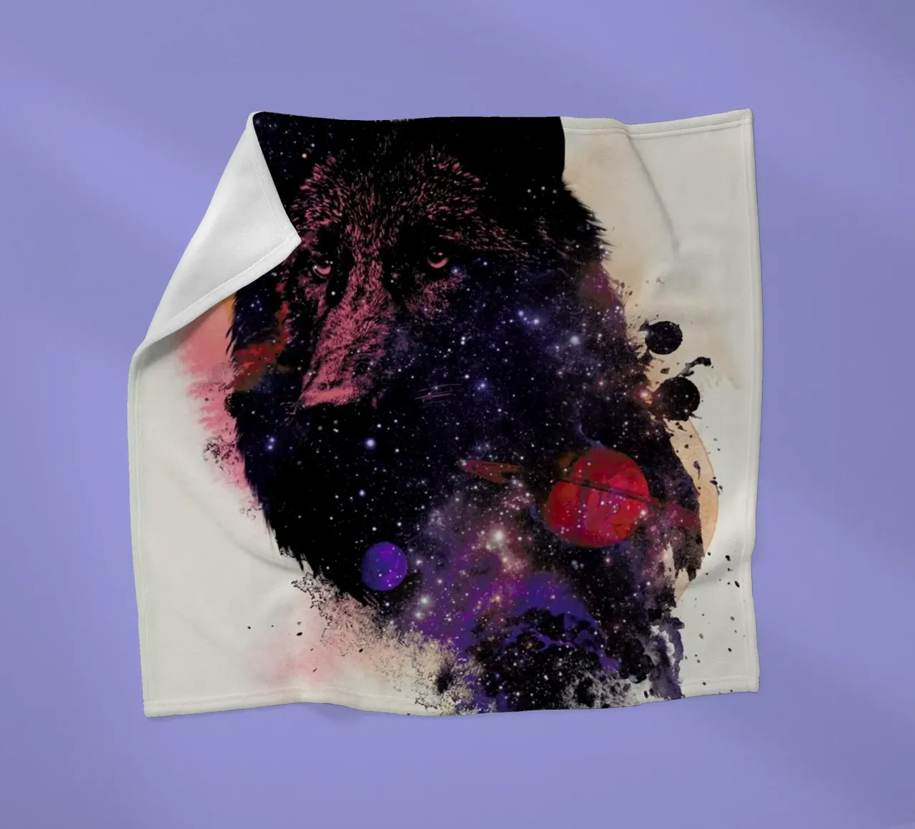 Universal Wolf fleecedeken van Róbert Farkas