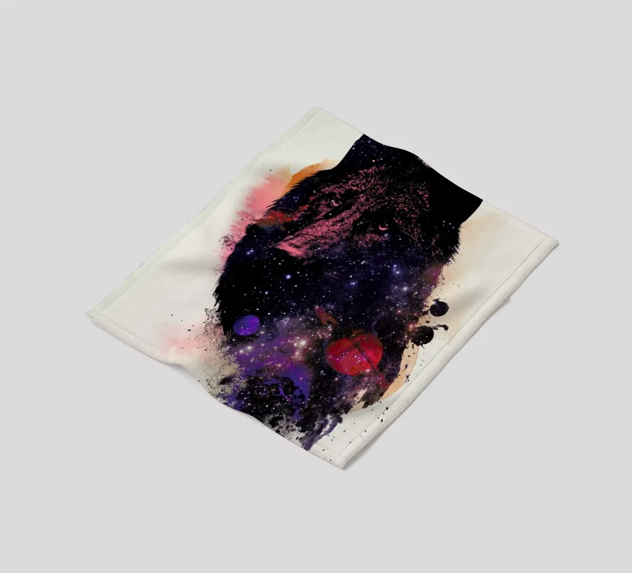 Universal Wolf fleecedeken van Róbert Farkas