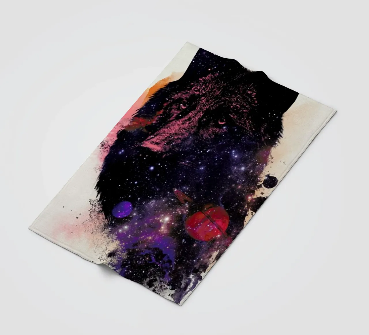 Universal Wolf fleecedeken van Róbert Farkas