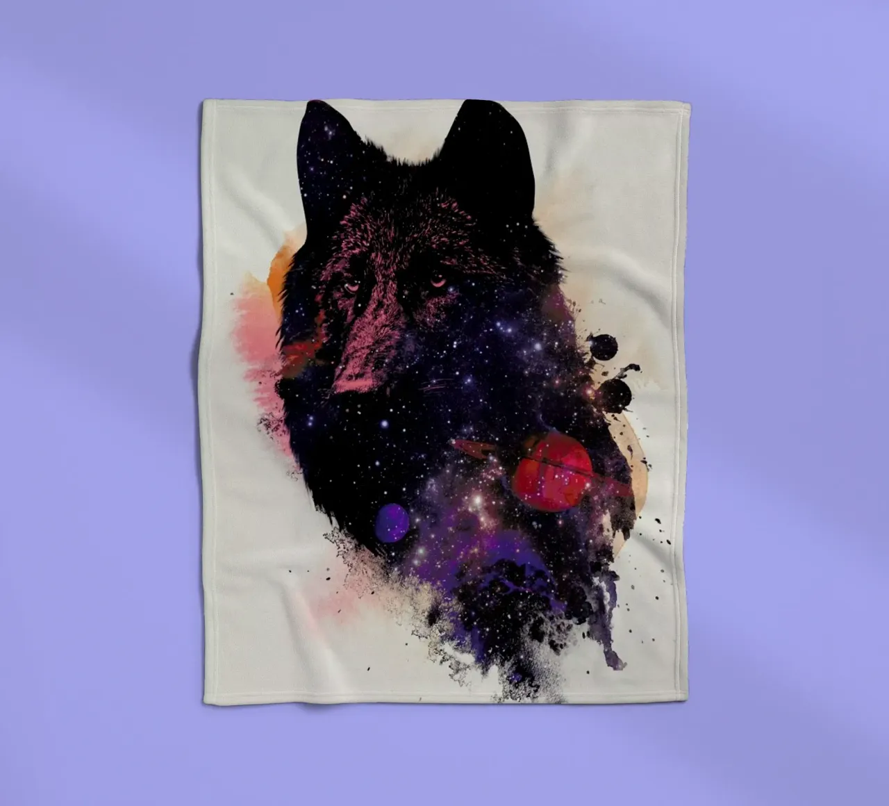 Universal Wolf fleecedeken van Róbert Farkas