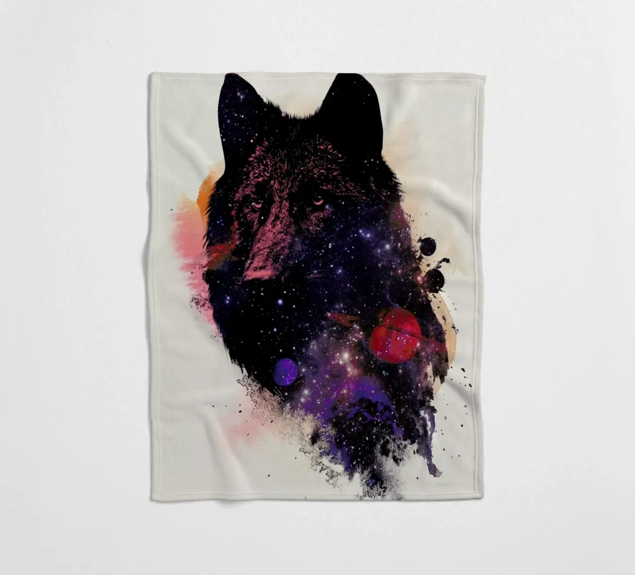 Universal Wolf fleecedeken van Róbert Farkas