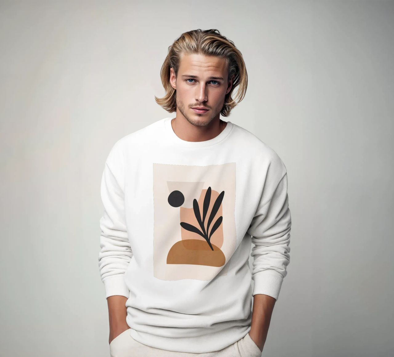 Arte astratta minimale 11 felpa da ThingDesign