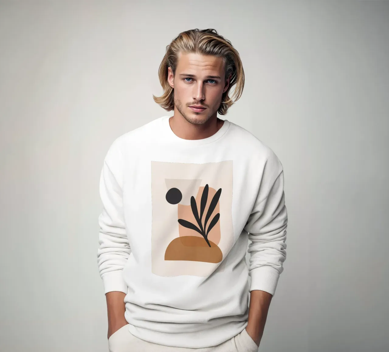 Minimal Abstract Art 11 sweatshirt by ThingDesign