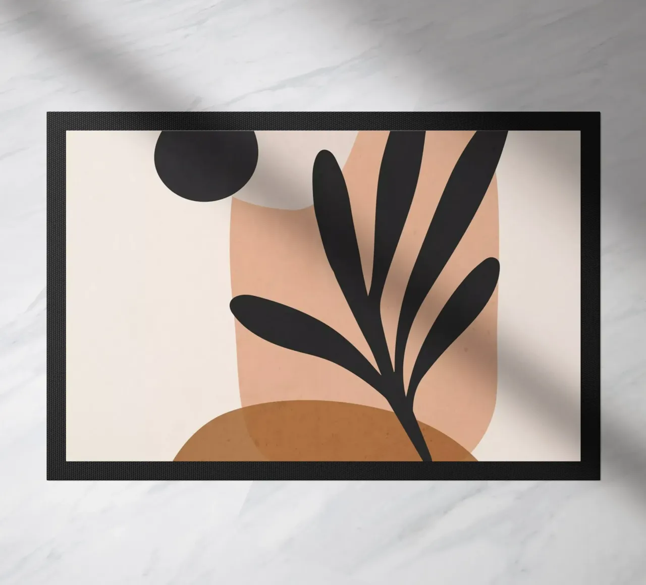 Minimal Abstract Art 11 doormat by ThingDesign