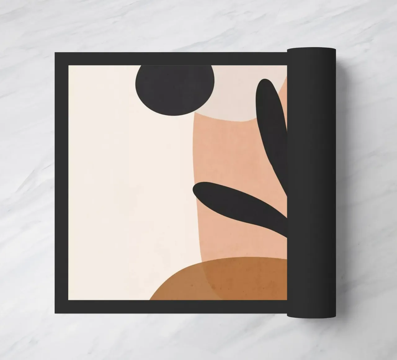 Minimal Abstract Art 11 doormat by ThingDesign