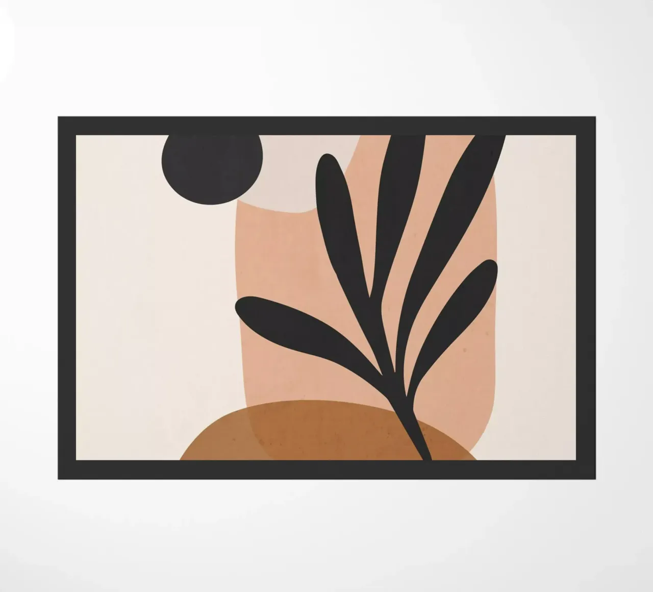 Minimal Abstract Art 11 doormat by ThingDesign