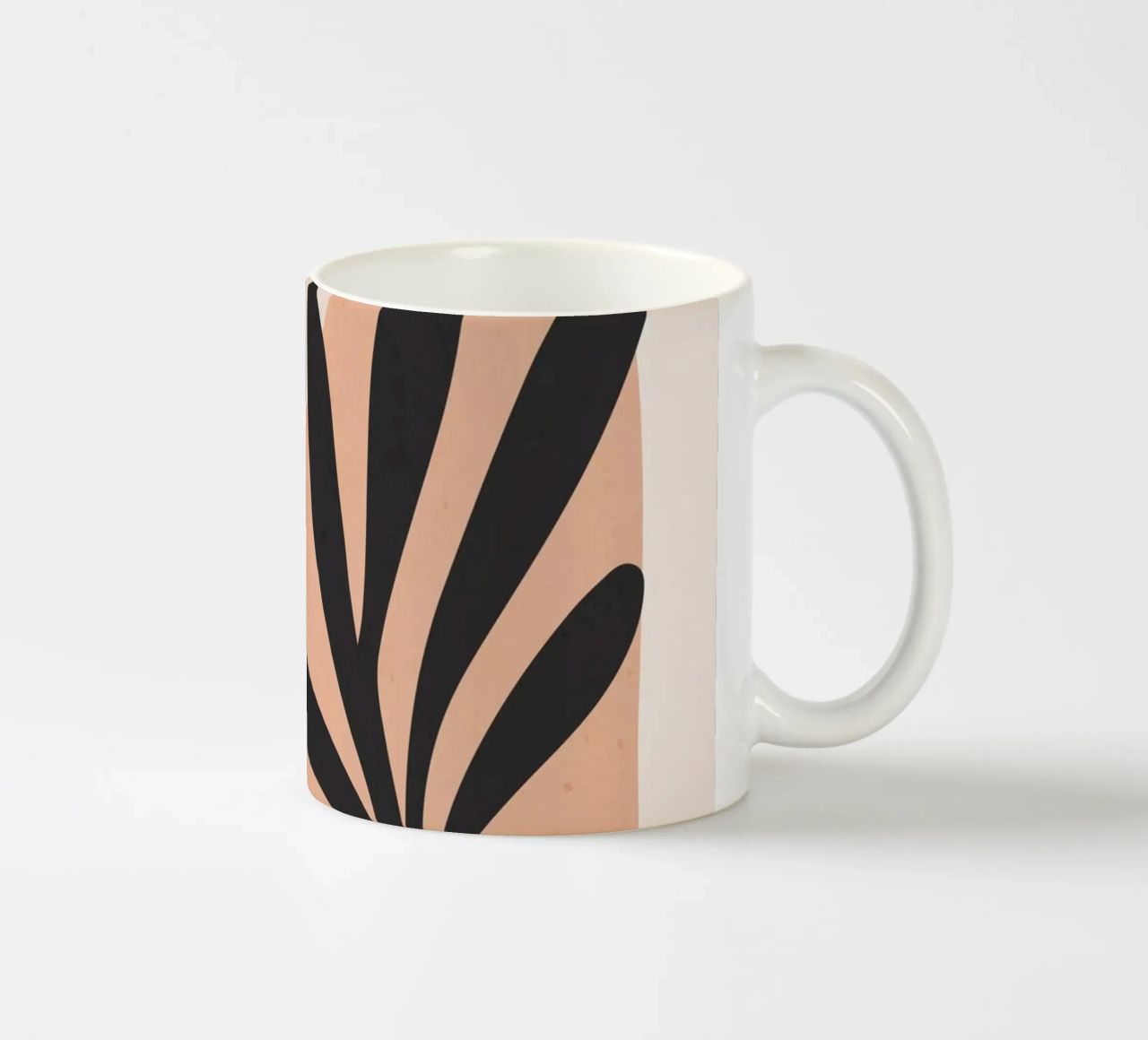 Minimalistische abstracte kunst 11 keramische mok van ThingDesign