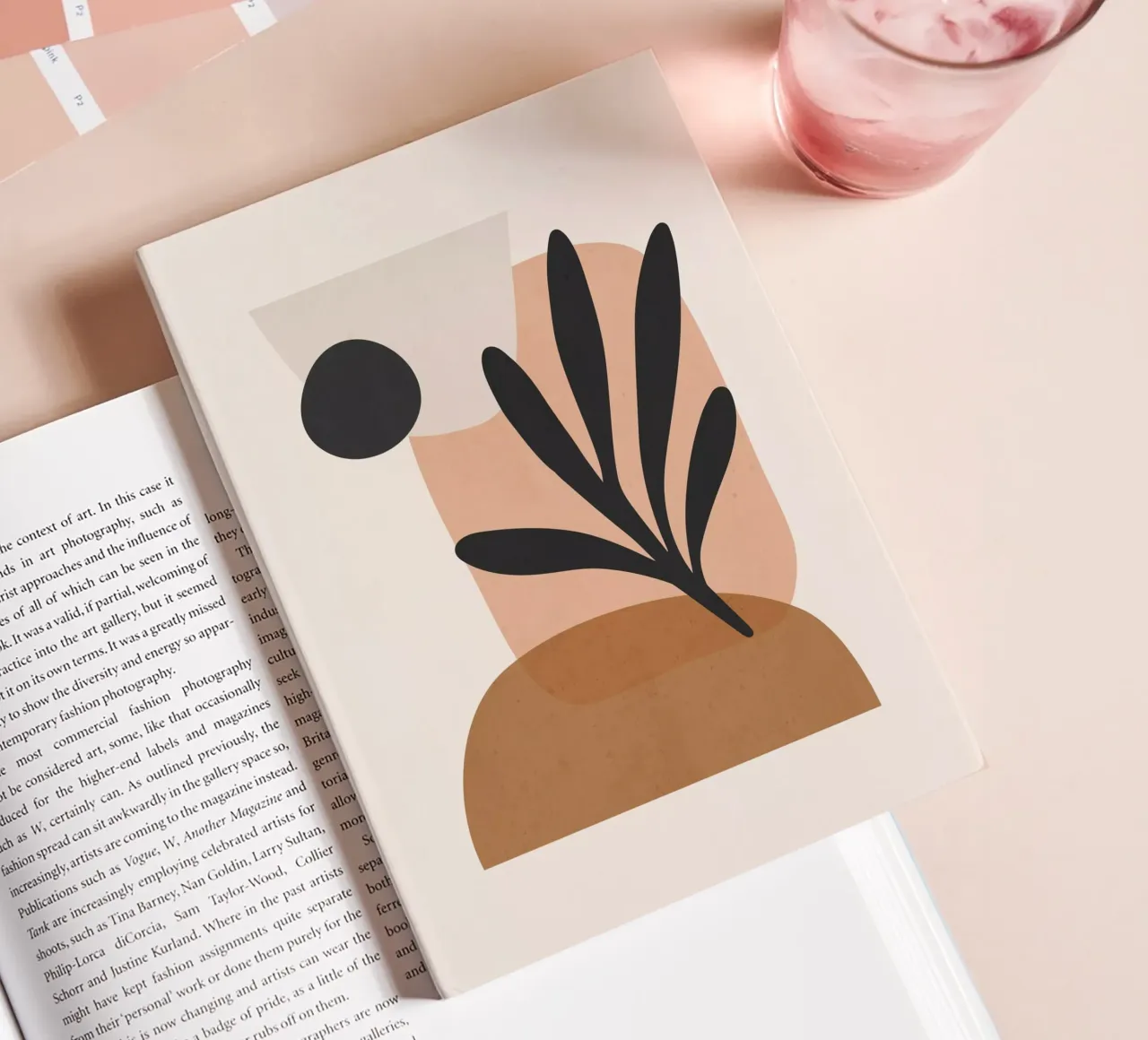 Art abstrait minimal 11 carnet de notes de ThingDesign