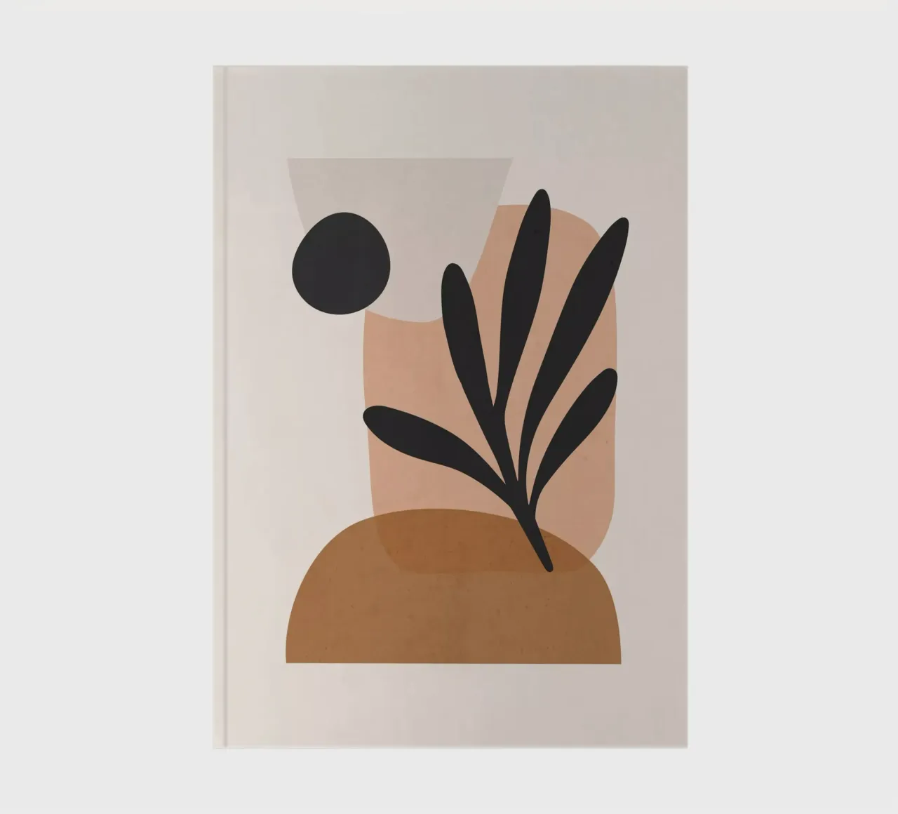 Art abstrait minimal 11 carnet de notes de ThingDesign